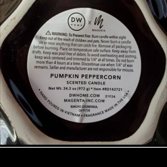 Rae Dunn Wizards and Witches Pumpkin Candle-NWT - Picture 2 of 4